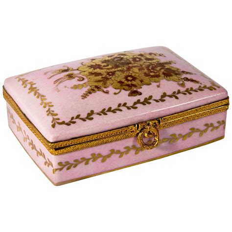 what is the value of a bourjois small metal box|antique limoges box valuation.